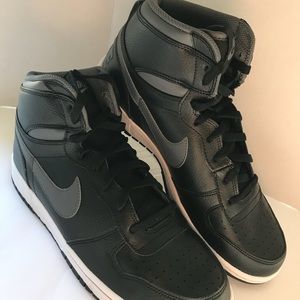 NEW NIKE BIG HIGH AIR RETRO BLACK/GREY MEN'S SZ 11